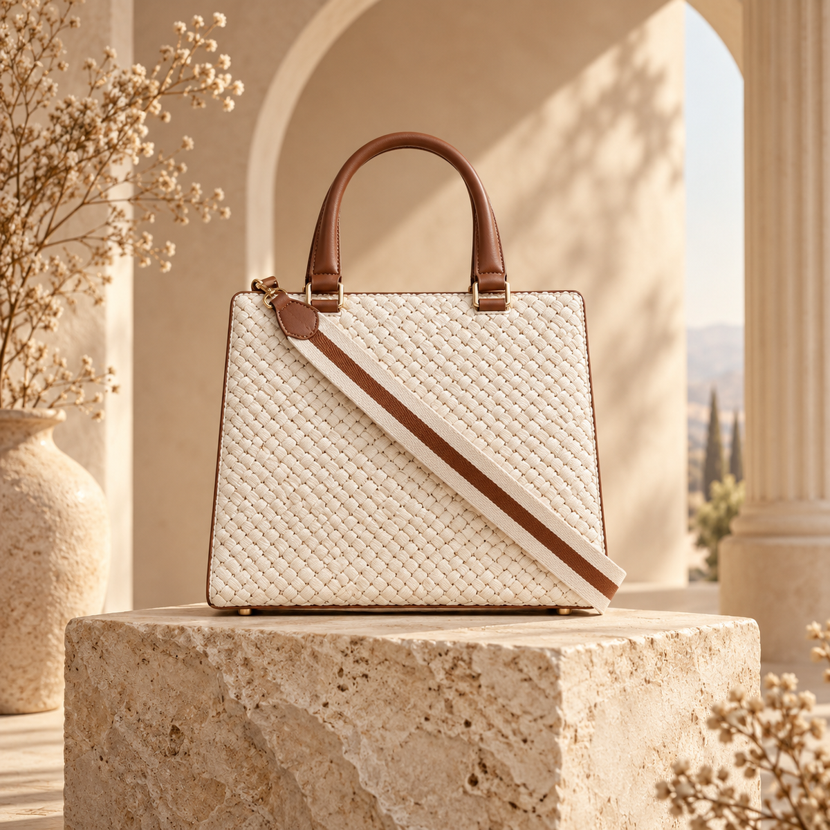 Aevacamp Audrey Triple Satchel Bag