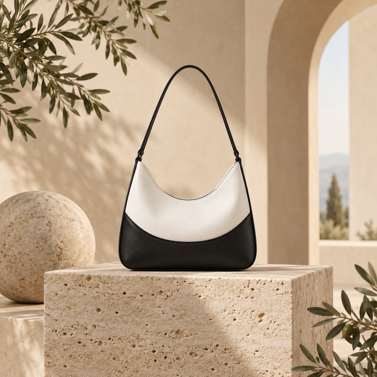 Aevacamp Minimal Hobo Shoulder Bag