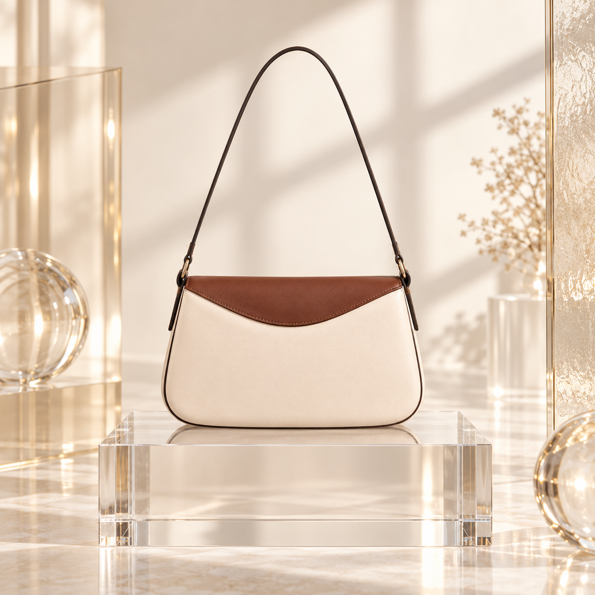 Aevacamp Vegan Leather Hobo Bag